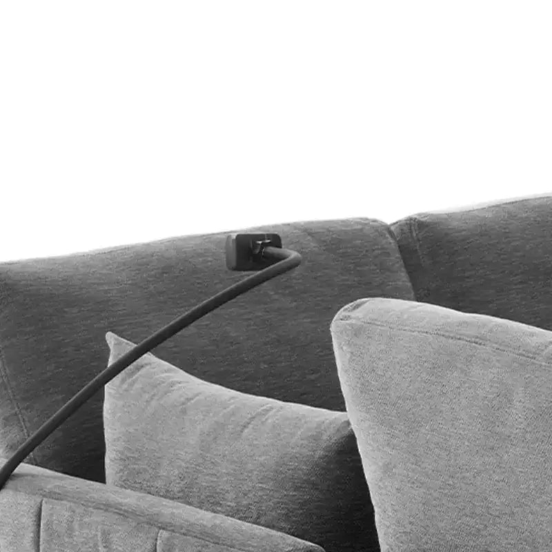 Divano componibile modulare multifunzionale Merax con pouf mobile