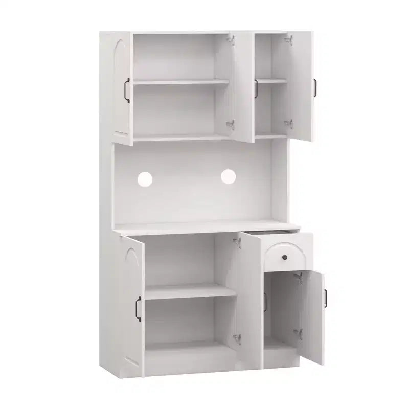 Okak 71 Meuble de Buffet Autoportant avec Rangement, Armoire de Garde-Manger Moderne, Desserte avec Support pour Micro-ondes pour Cuisine Salon