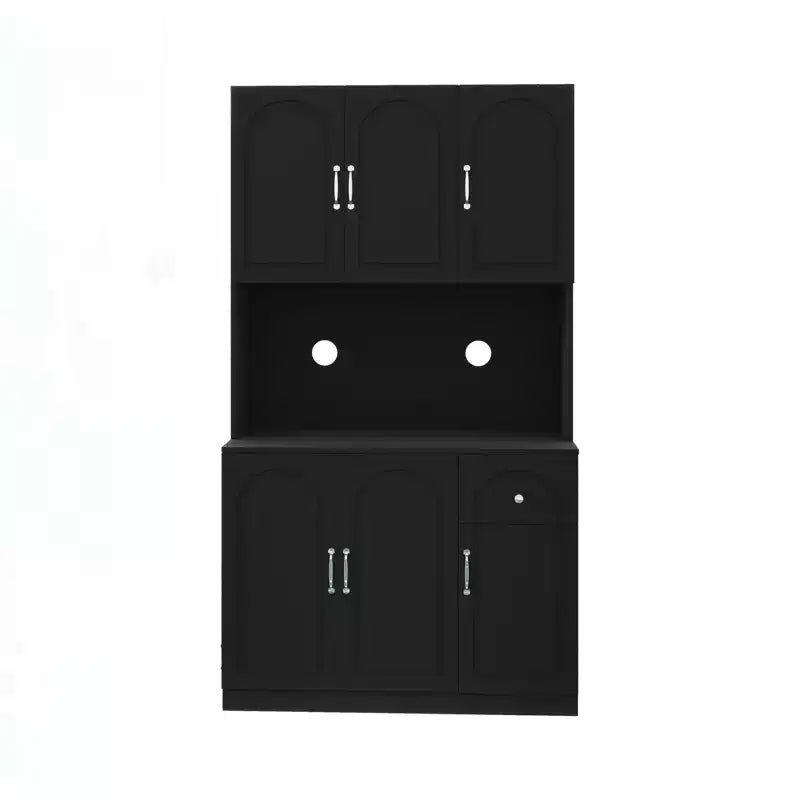 Okak 71 Meuble de Buffet Autoportant avec Rangement, Armoire de Garde-Manger Moderne, Desserte avec Support pour Micro-ondes pour Cuisine Salon