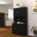 Okak 71 Meuble de Buffet Autoportant avec Rangement, Armoire de Garde-Manger Moderne, Desserte avec Support pour Micro-ondes pour Cuisine Salon