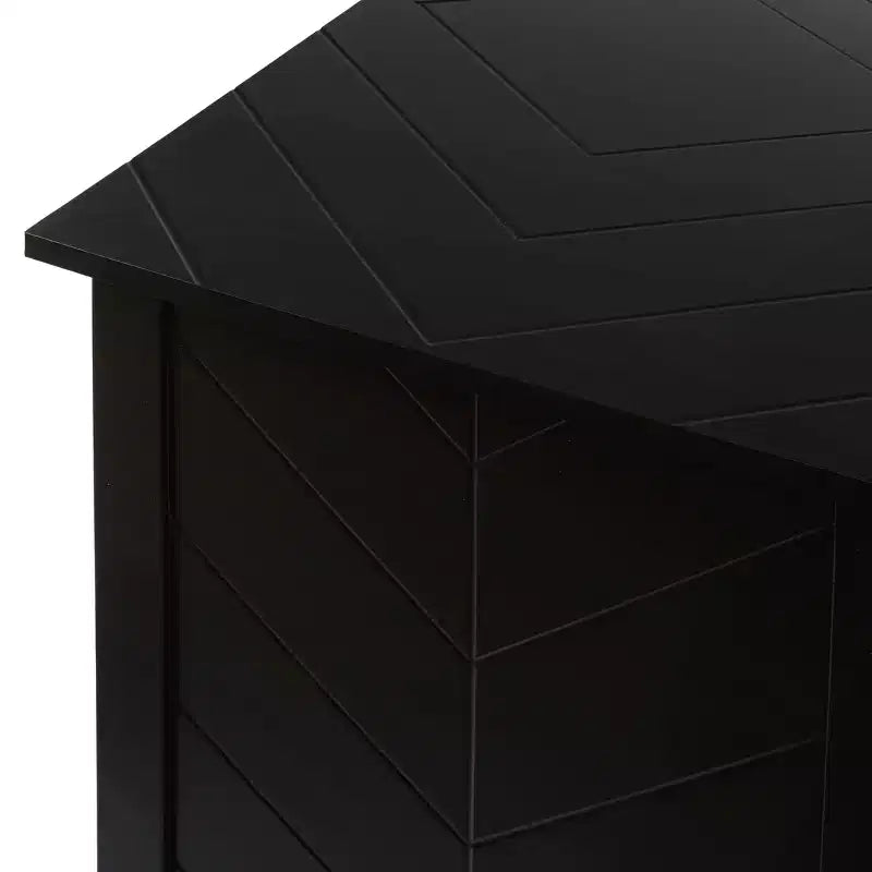 Okak Credenza in Legno, Madia Decorativa con 2 Ante e Ripiani Regolabili, Tavolo Consolle per Cucina, Soggiorno/Sala da Pranzo