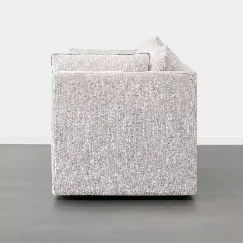 Canapé modulaire 2 places Spruce & Spring gris pour salon