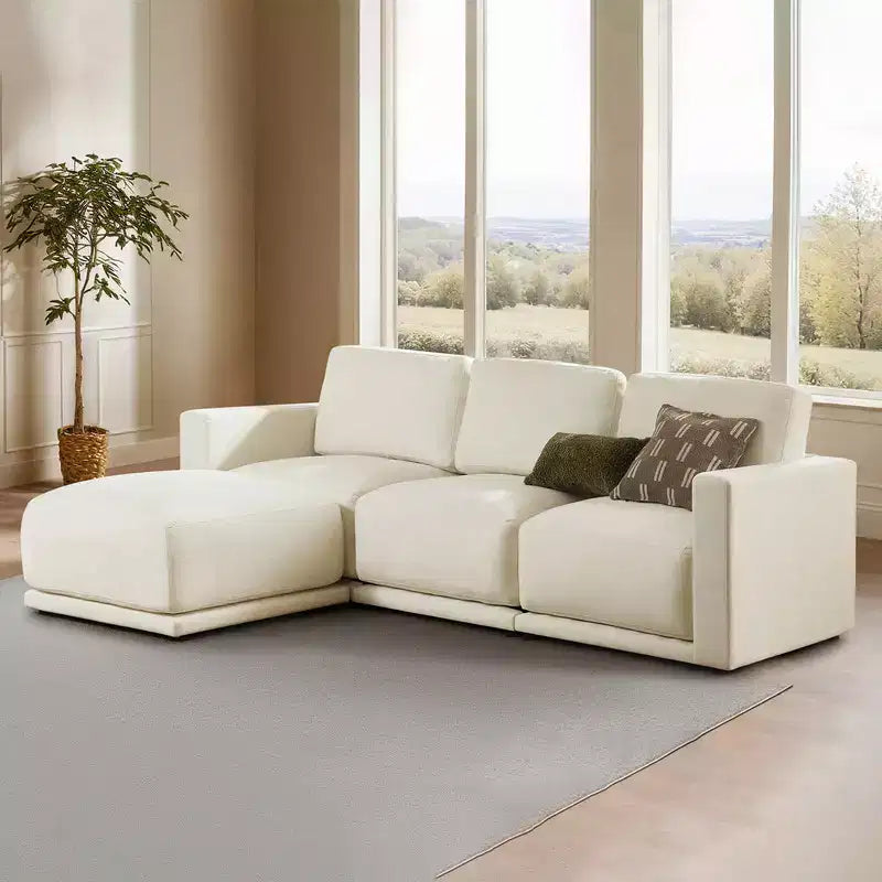 Spruce & Spring Divano Sezionale Modulare Oversize Cloud a 4 Pezzi per Soggiorno