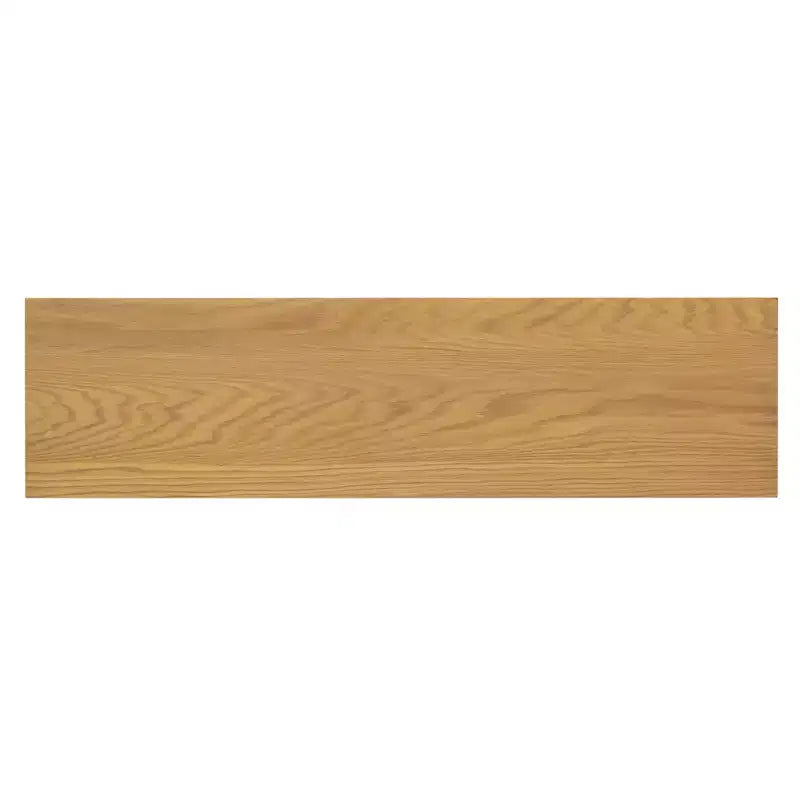 Luxystar Madia a 4 Ante con Ampio Contenitore, Ante in Vetro e Ripiani Regolabili per Sala da Pranzo e Soggiorno, Legno Naturale