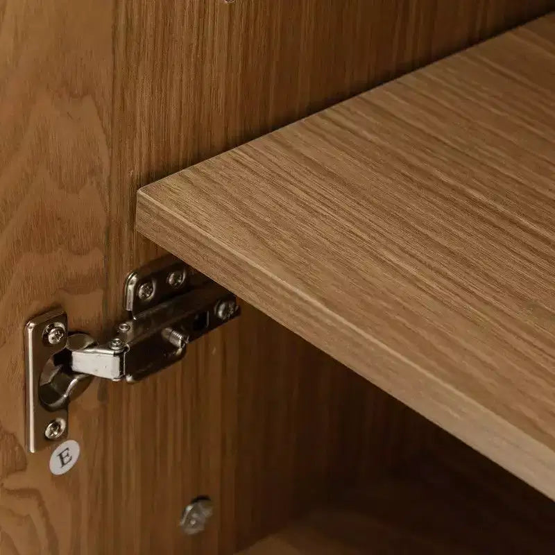PexFix Buffet de Rangement 157,5 cm L x 78,7 cm H, Meuble de Cuisine Ferme avec Étagères Réglables pour Cuisine, Salle à Manger, Salon, Naturel