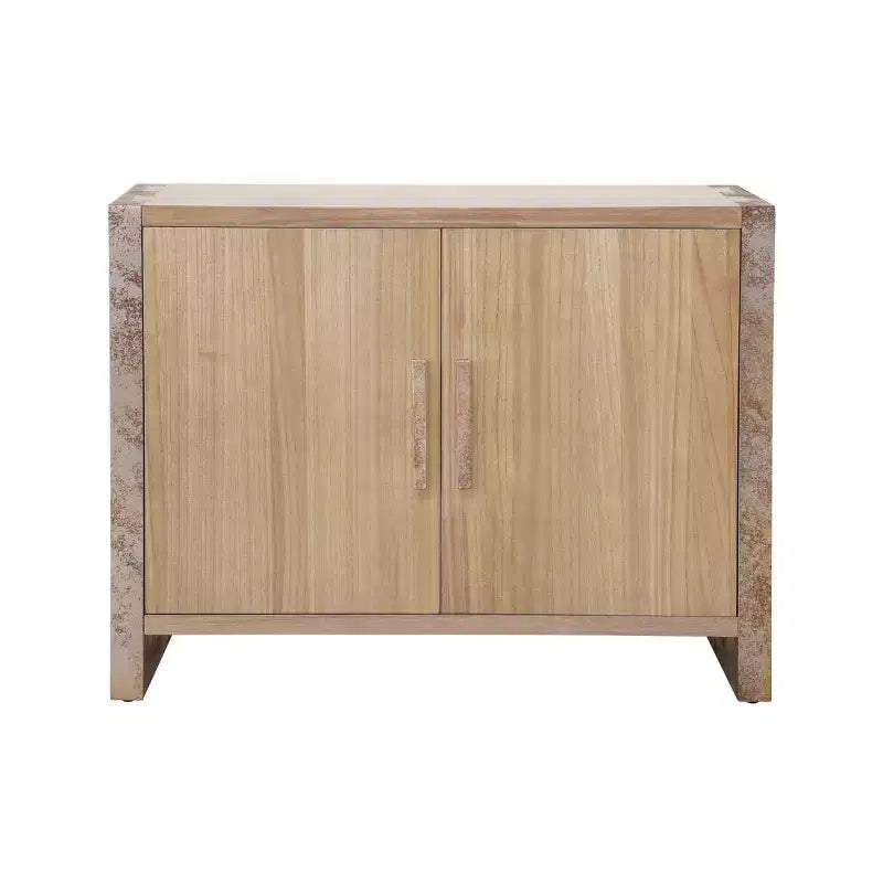 Christopher Knight Home Melric Armadietto rustico in legno da 39,30'' con 2 ante e ripiano regolabile