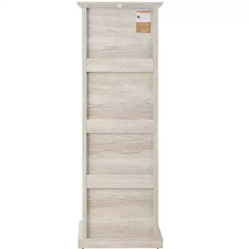 Credenza Alta Moderna con Ante e Ripiani in Vetro - Madia Versatile Autoportante con Cassetto per Soggiorno, Cucina, Sala da Pranzo e Ufficio