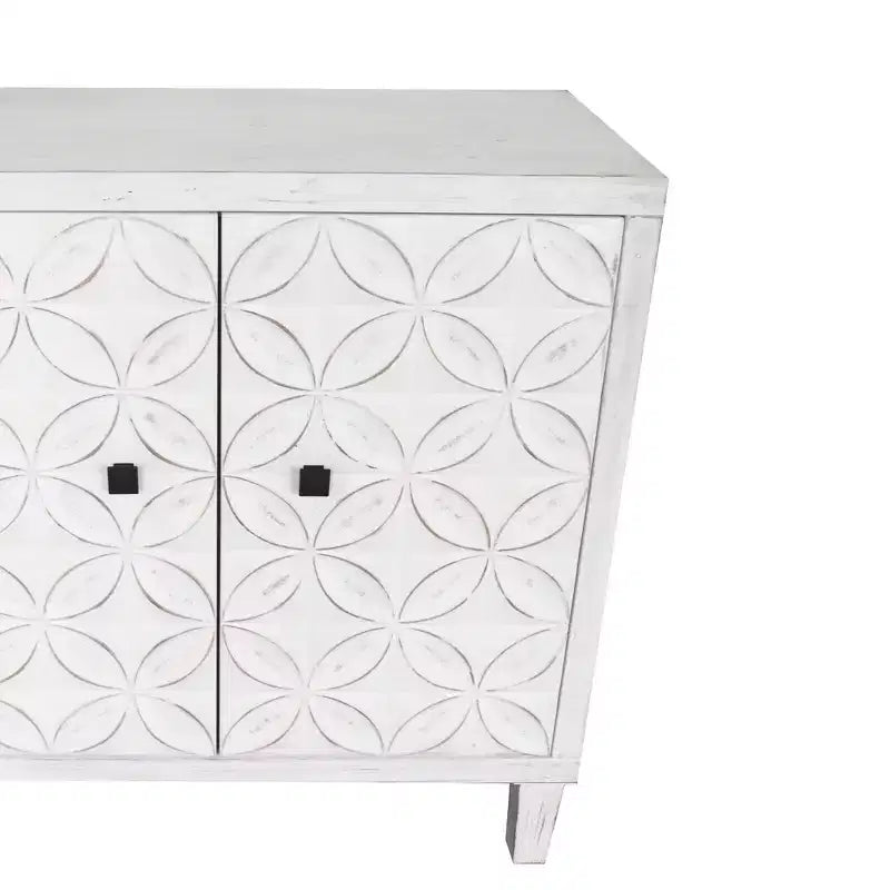 GDFStudio Sophia Madia moderna a buffet da 152 cm con 4 ante e ripiani regolabili
