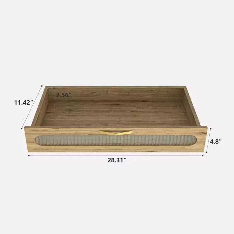 Mobiletto da caffè Okak, mobile contenitore con cassetto e ripiano regolabile, credenza per cucina, sala da pranzo, bagno, ingresso