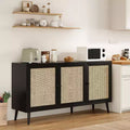 Okak Sideboard Buffet Cabinet, Accent Cabinet with 3 Doors and 3 Shelves, Storage Cabinet for Living Room, Entryway, Hallway, Office