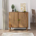Okak Modern Sideboard Cabinet, Freestadning Bufft Cabinet with 2 Doors, Storage Cabinet for Living Room, Dining Room, Kitchen