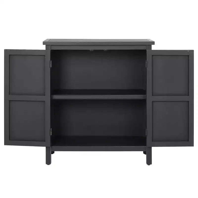 Captiva Designs Mobile Buffet con Ante, Stile Fattoria, con Intaglio Floreale, per Soggiorno