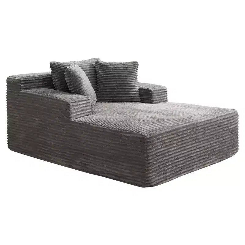 COZONY 49.2 Divano Chaise Lounge Convertibile Sovradimensionato, Sedia Nuvoletta in Velluto a Coste/Divano Letto, Capacità 400 libbre