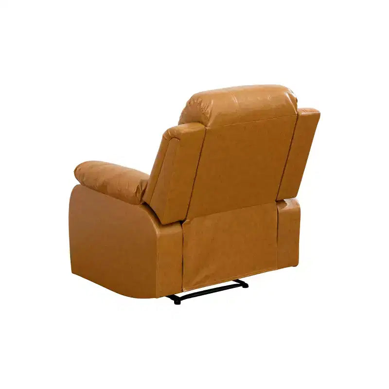 MAYEERTY Fauteuil inclinable, Fauteuil relaxant en tissu respirant résistant à l'usure avec dossier réglable pour salon, Gingembre