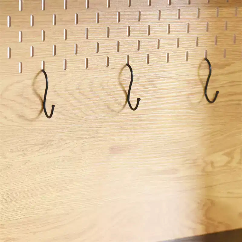 Credenza da buffet, mobile contenitore per dispensa da cucina con portabottiglie, mobile bar in stile rustico