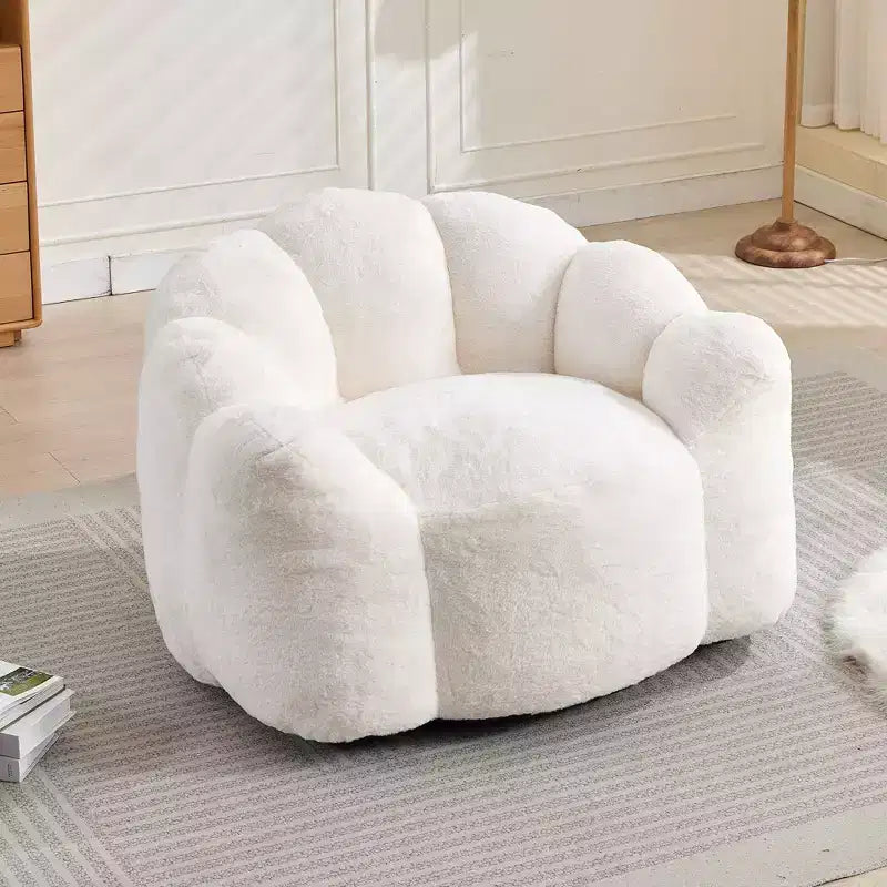 Canapé poire nuage moelleux et surdimensionné Okak Modern Relax avec accoudoirs, canapé simple à assise profonde pour salon, appartement, chambre d'amis