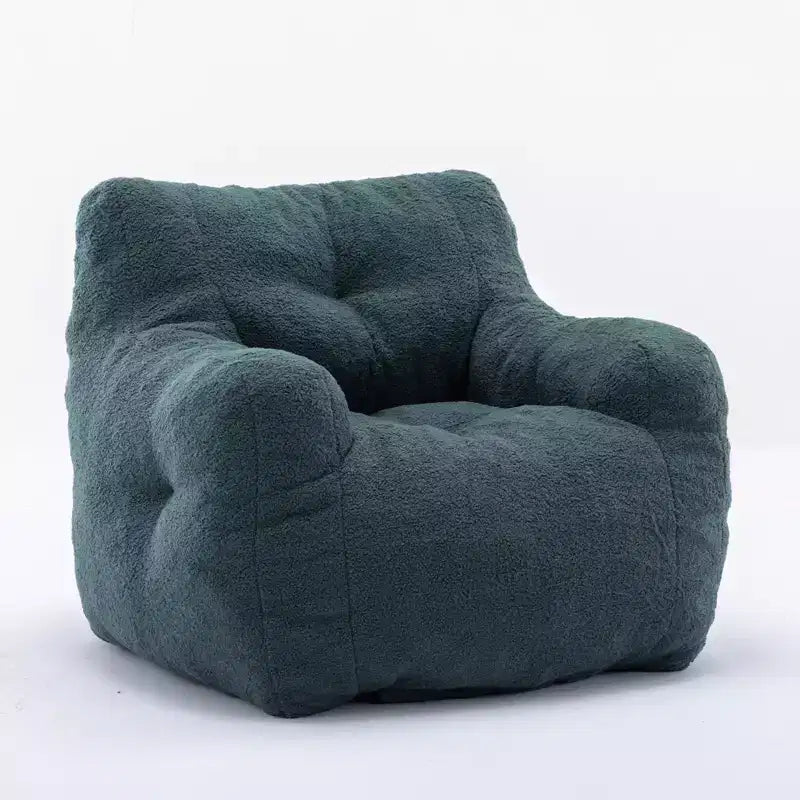 Pouf géant touffeté avec garnissage, transat rembourré moelleux, canapé individuel pour salon/chambre/bureau