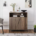 Door Sideboard Cabinet, Free Standing Morden Wood Sideboard Buffet