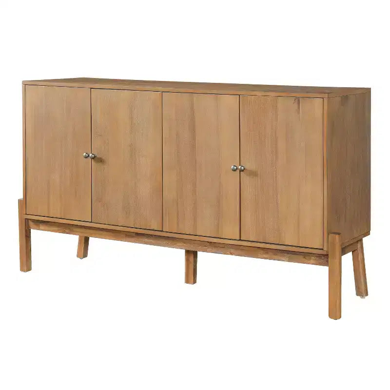 Christopher Knight Home Burns Madia Buffet Vintage con Armadietto a 4 Ante e Maniglie in Metallo
