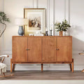 Christopher Knight Home Burns Vintage Sideboard Buffet Cabinet with 4-Door Storage Cabinet and Metal Handles