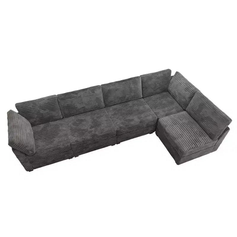 Divano componibile di lusso HOMLUX, divano a nuvola oversize per soggiorno, divano letto convertibile imbottito con seduta profonda e chaise longue.