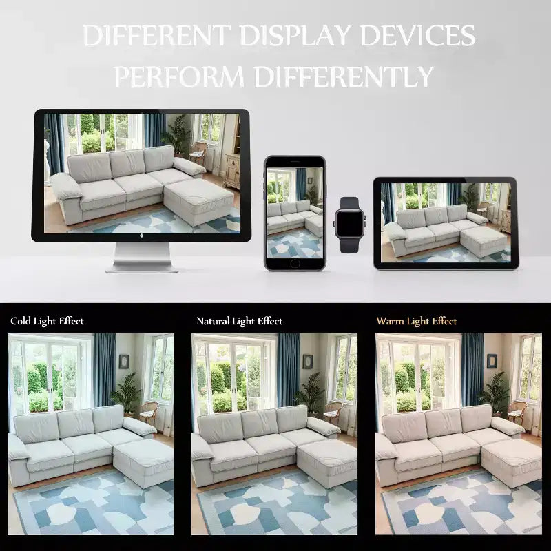 Divano componibile moderno a L in velluto a 4 posti convertibile Cleo 105,5'' di GDFStudio