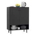 Costway Sideboard Buffet Cabinet 2-Door Kitchen Storage Cabinet w/ Adjustable Shelf