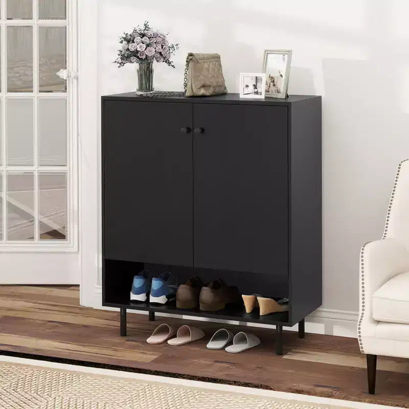 Costway Mobile Credenza da Cucina con 2 Ante e Ripiano Regolabile