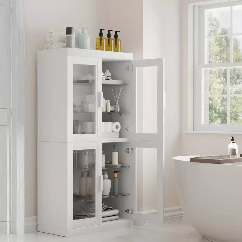 Dovelina - Cerniere Regolabili e Gestione Cavi! La Credenza Nera Risolve i Problemi di Spazio