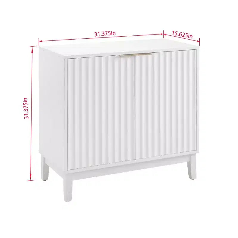 Madia/Credenza Piccola Accent, Mobile Contenitore Compatto per Cucina, Sala da Pranzo o Soggiorno - Panipeachy