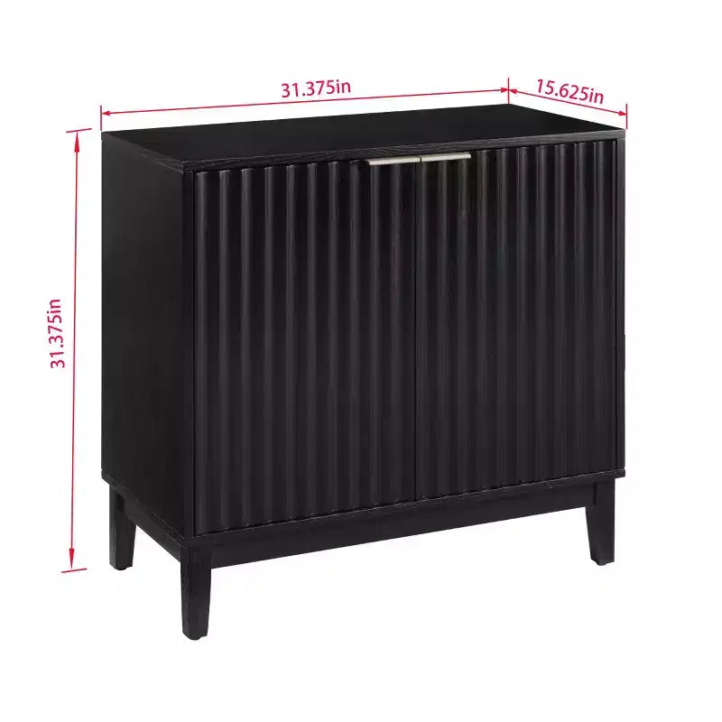 Madia/Credenza Piccola Accent, Mobile Contenitore Compatto per Cucina, Sala da Pranzo o Soggiorno - Panipeachy