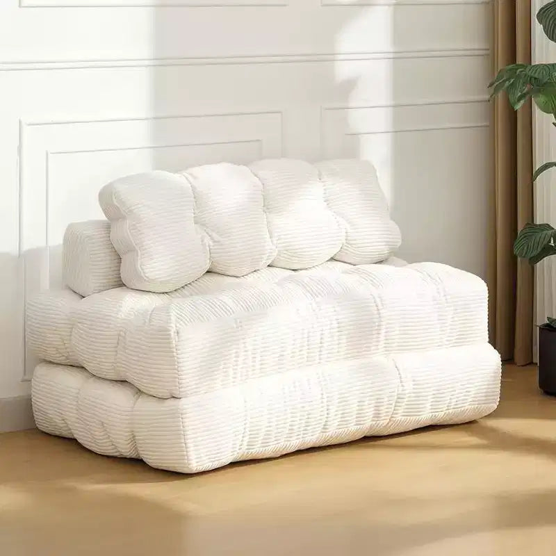 Acekool 3-in-1 Foldable Sofa Bed with Pillow, Convertible Chair for Living Room, Bedroom, or Home Office, 79x52x8