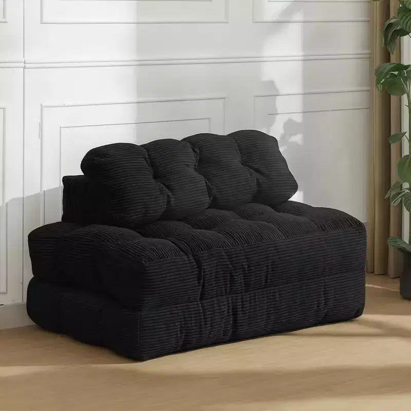 Divano letto pieghevole Acekool 3-in-1 con cuscino, sedia convertibile per soggiorno, camera da letto o ufficio, 79x52x8