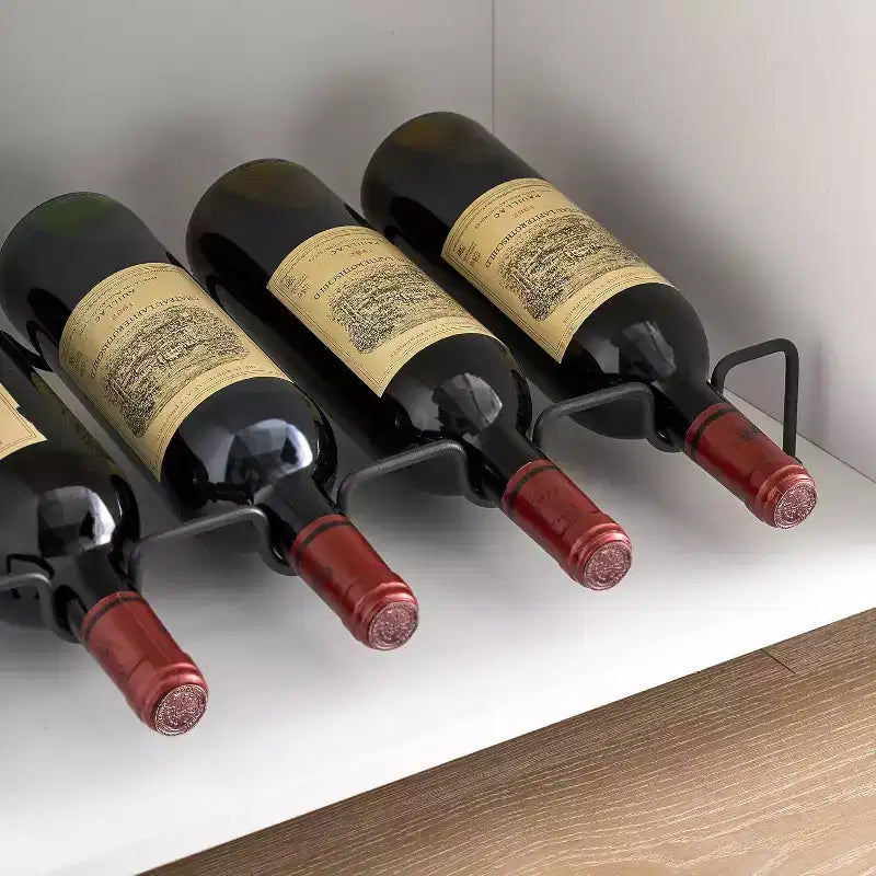 Mobile Bar con Vetrina, Credenza da Bar con Portabottiglie, Tavolo con Contenitore, Madia da Liquore con Ripiani Regolabili per Soggiorno