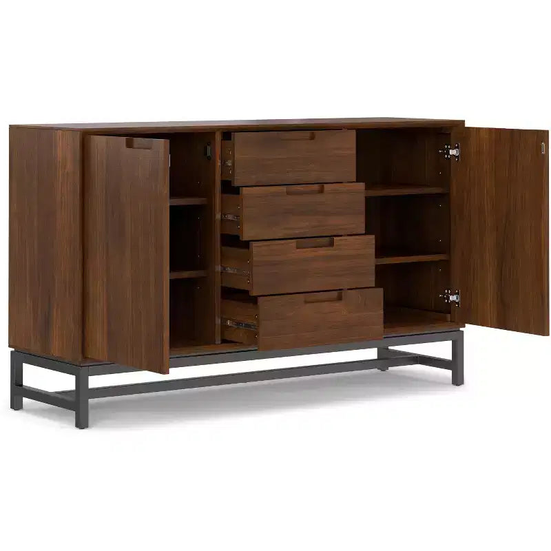 Hampshire TAVOLO CONSOLLE 60 pollici Rettangolare Tradizionale in LEGNO MASSELLO Finitura Bianco Antico