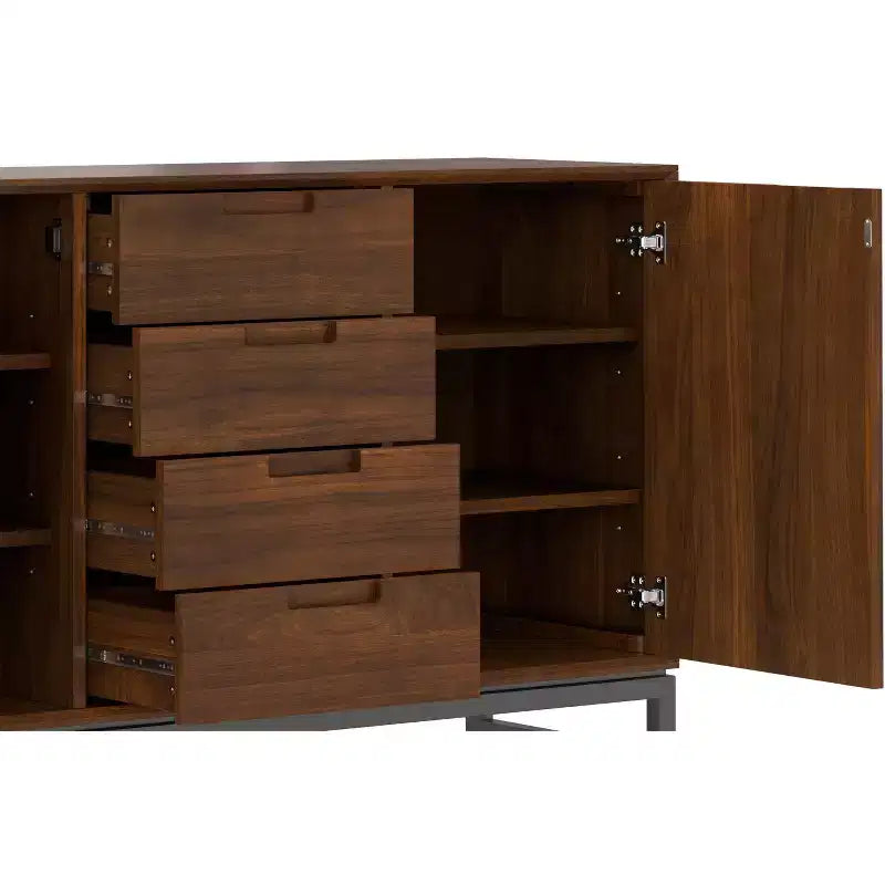 Hampshire TAVOLO CONSOLLE 60 pollici Rettangolare Tradizionale in LEGNO MASSELLO Finitura Bianco Antico