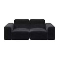 83.6 Modular Sectional 3-Seater Sofa with Tufted Design,Modern Sparkling Chenille Sofa,Deep Seat Couch for Living Room,Apartment, Office,Studio