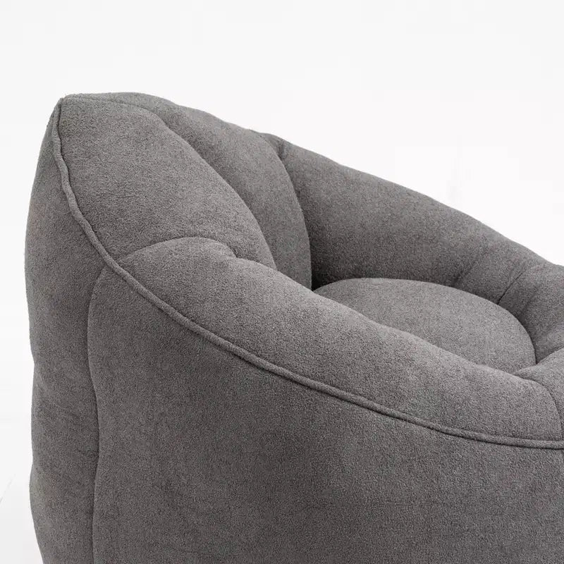Sedia da divano a sacco Bedding, sedia a sacco con schiuma ad alta pressione, materiale per adulti con imbottitura in schiuma compressa, pouf a sacco con poggiapiedi