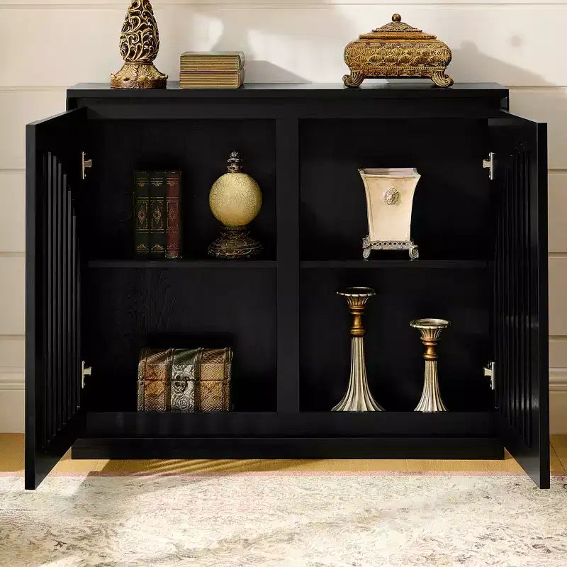 Madia moderna da incasso con due fori di drenaggio, dotata di spazio contenitore e design sottile adatta per soggiorno, ingresso, corridoio, cucina
