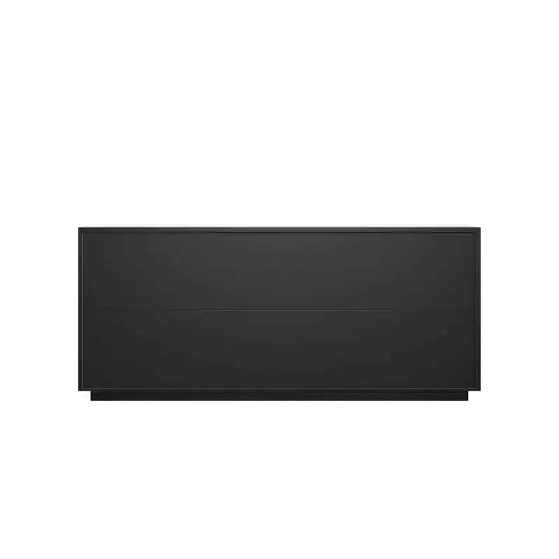 JVNOXK Credenza Moderna a Quattro Ante da 59 Pollici, Mobile Contenitore Rettangolare con Dispositivo Antiribaltamento Indipendente, Adatto per Cucine, Nero