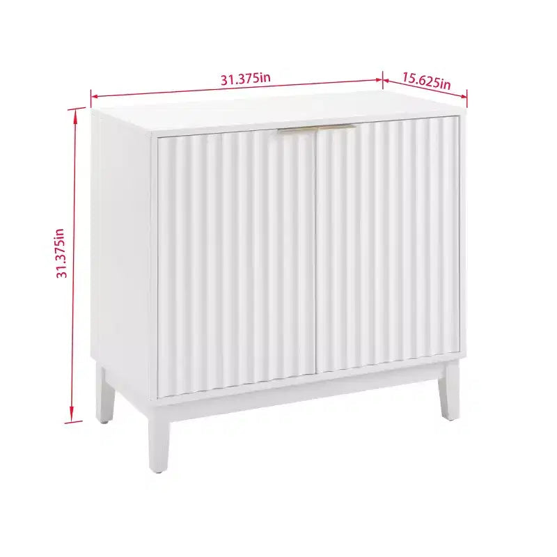 31 Mobile Credenza Buffet, Mobile Bar da Caffè in Legno con Ripiano Regolabile, Tavolo Consolle da Ingresso e Armadietto Contenitore da Terra