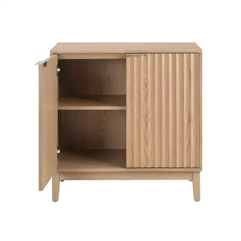 31 Mobile Credenza Buffet, Mobile Bar da Caffè in Legno con Ripiano Regolabile, Tavolo Consolle da Ingresso e Armadietto Contenitore da Terra