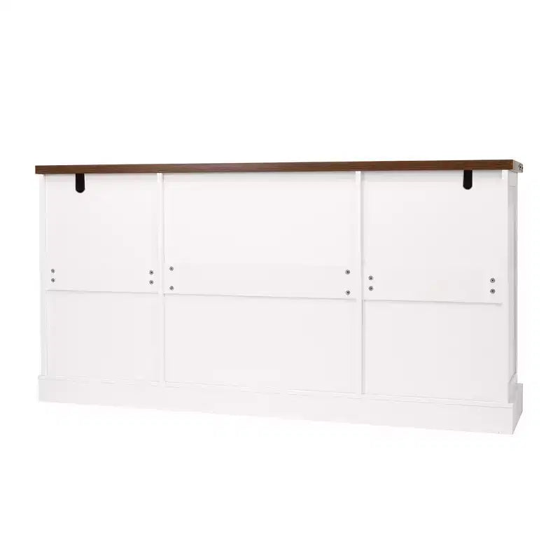 Mobile credenza da fattoria Zeus & Ruta 63 con anta scorrevole a granaio, 2 cassetti, ripiani regolabili, mobile bar/buffet per cucina, ingresso, sala da pranzo
