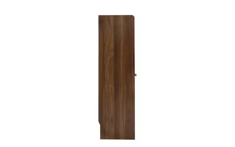 JVNOXK Credenza da 47 pollici con due ante scorrevoli in vetro a righe, armadietto da appoggio autoportante, ideale per conservare bottiglie di vino, noce
