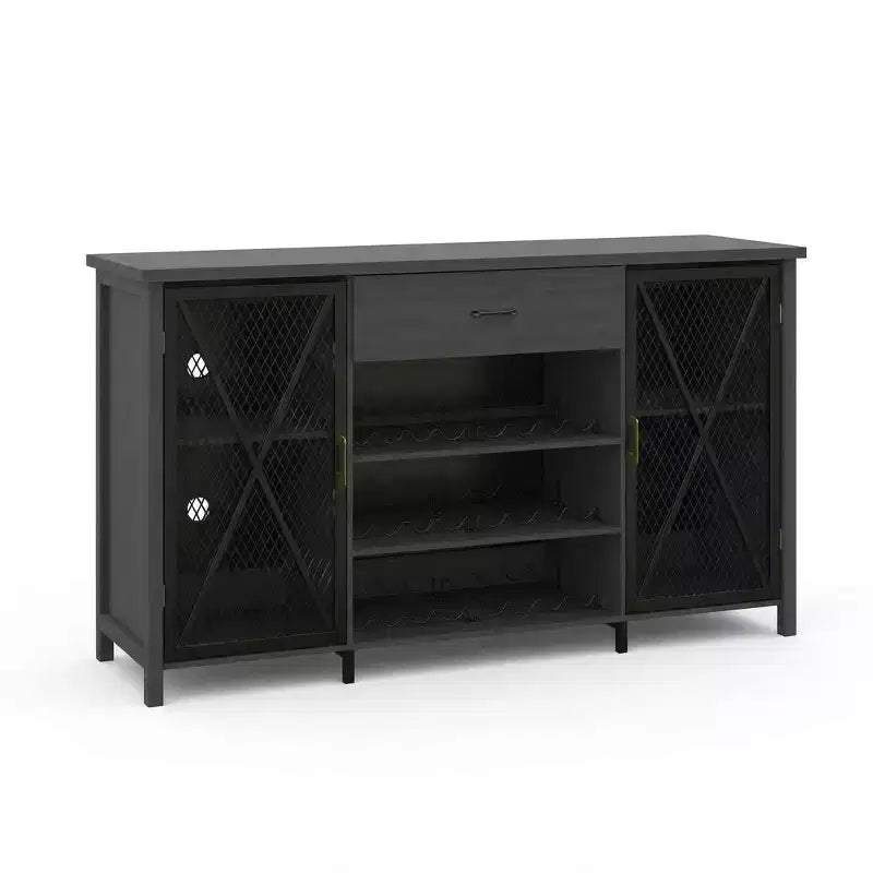 Mobile da caffè con contenitore, Credenza da cucina industriale con cassetto, per Cucina di casa, Sala da pranzo, Soggiorno