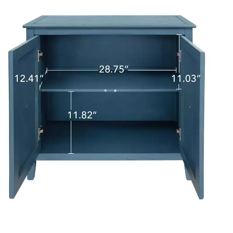 GDFStudio Jean Mobile Contenitore Moderno in Legno con Geometria a Rilievo e 2 Ante Magnetiche
