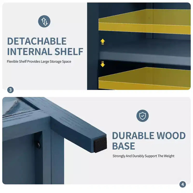 GDFStudio Jean Mobile Contenitore Moderno in Legno con Geometria a Rilievo e 2 Ante Magnetiche