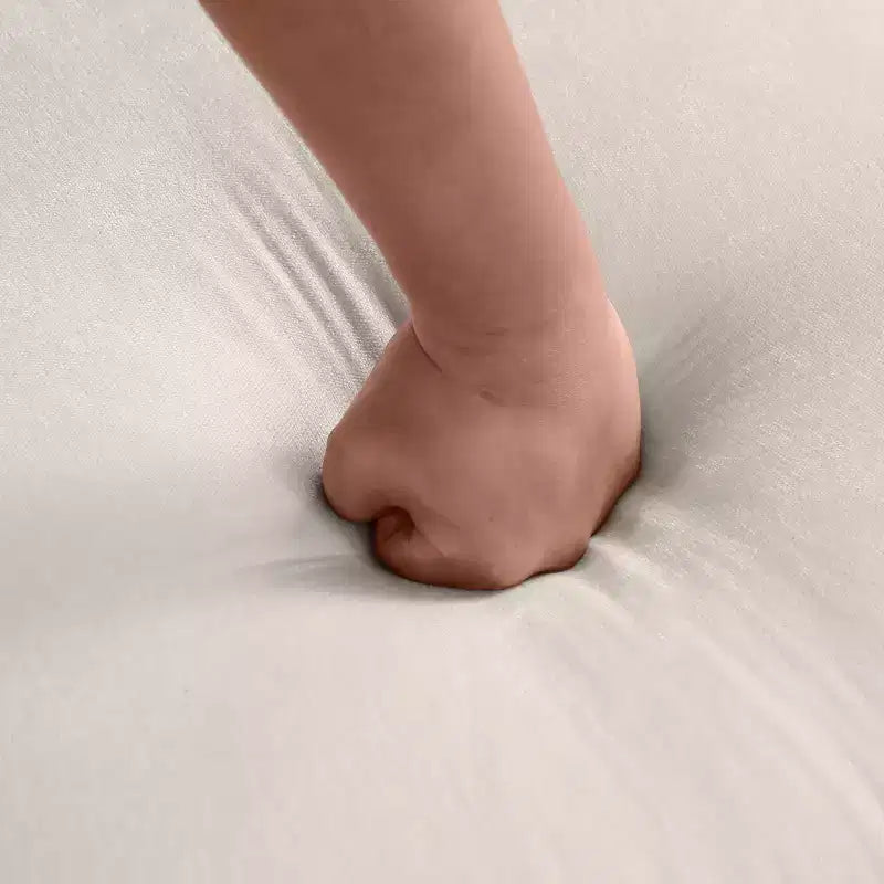 Divano Sezionale a L Contemporaneo GDFStudio Lancelot 85 pollici Rivestito in Ciniglia con Pouf Contenitore