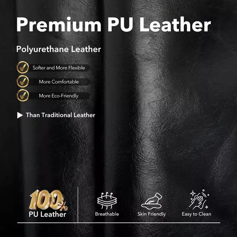 Poltrona Reclinabile Girevole a 360° con Massaggio e Riscaldamento, Recliner Oversize in Pelle PU con Tasche Laterali e Portabicchieri per Soggiorno, Cameretta