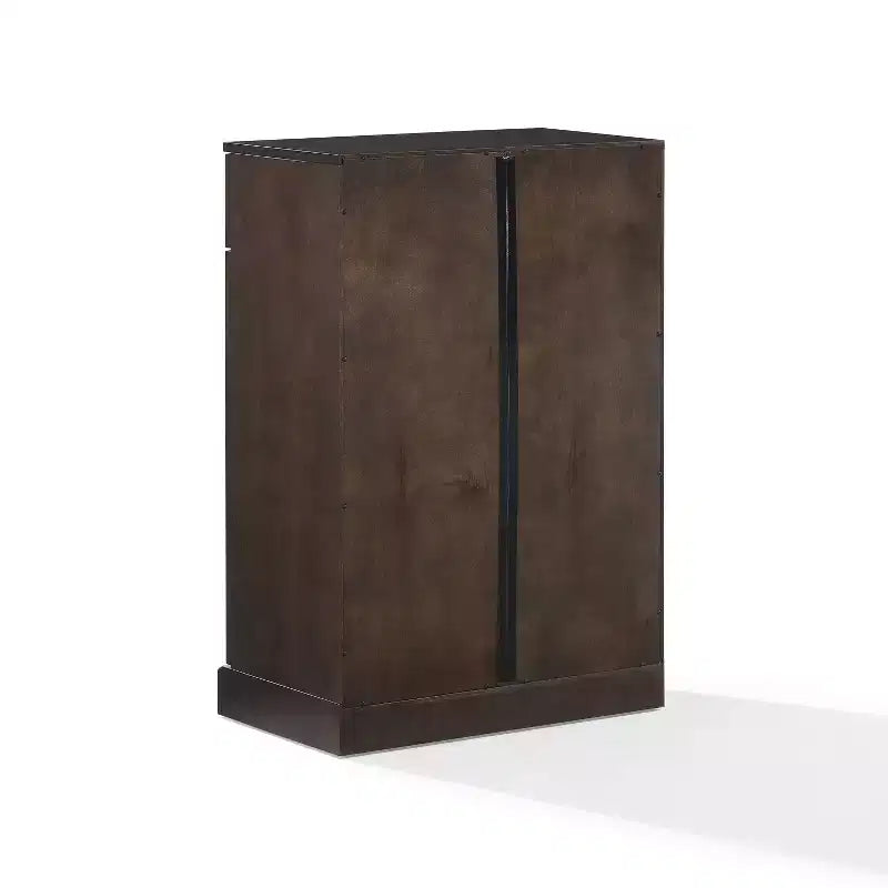 Crosley 36" Armadio contenitore da cucina Stanton Caffè: Ripiani regolabili, Struttura in MDF, Impiallacciatura in legno, 2 ante, 1 cassetto